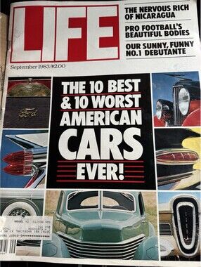 Life The 10 Best & Worst American Cars September 1983 Ephemera